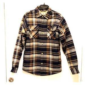Men’s heavy flannel button up Jacket